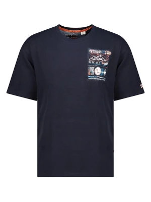 Geographical Norway Koszulka "Joler" w kolorze granatowym rozmiar: XXL
