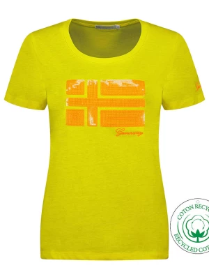 Geographical Norway Koszulka "Jonquille" w kolorze żółtym rozmiar: L