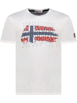 Geographical Norway Koszulka "Jopograph" w kolorze białym rozmiar: XL