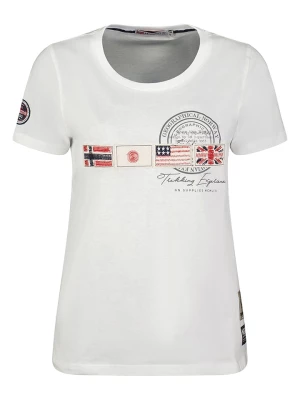 Geographical Norway Koszulka "Jorama" w kolorze białym rozmiar: L