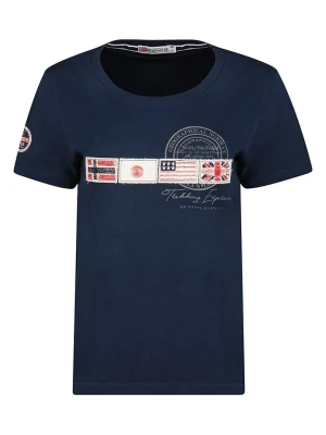 Geographical Norway Koszulka "Jorama" w kolorze granatowym rozmiar: L