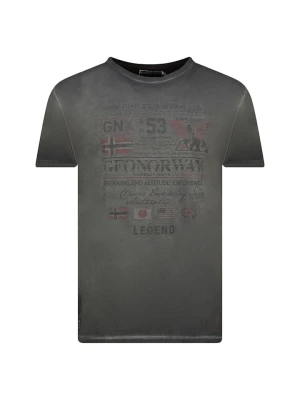 Geographical Norway Koszulka "Jorick" w kolorze antracytowym rozmiar: 128