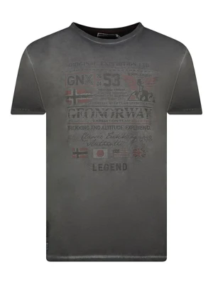 Geographical Norway Koszulka "Jorick" w kolorze antracytowym rozmiar: 152