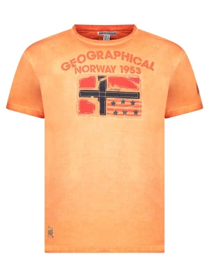 Geographical Norway Koszulka "Jotz" w kolorze pomarańczowym rozmiar: XL