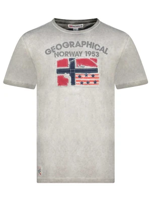 Geographical Norway Koszulka "Jotz" w kolorze szarym rozmiar: M