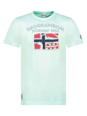 Geographical Norway Koszulka "Jotz" w kolorze turkusowym rozmiar: 128