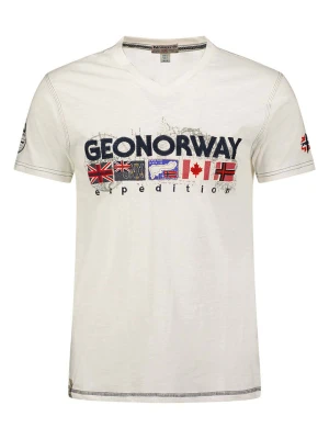 Geographical Norway Koszulka "Jouky" w kolorze białym rozmiar: 140