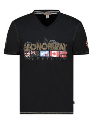 Geographical Norway Koszulka "Jouky" w kolorze czarnym rozmiar: 140