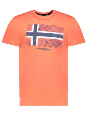 Geographical Norway Koszulka "Jpalm" w kolorze pomarańczowym rozmiar: XL