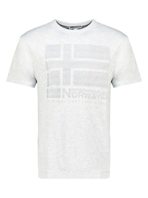 Geographical Norway Koszulka "Jraye" w kolorze szarym rozmiar: S