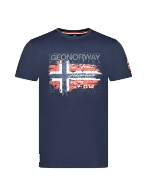 Geographical Norway Koszulka "Jrusty" w kolorze granatowym rozmiar: 176