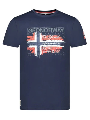 Geographical Norway Koszulka "Jrusty" w kolorze granatowym rozmiar: S
