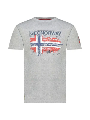 Geographical Norway Koszulka "Jrusty" w kolorze szarym rozmiar: 152