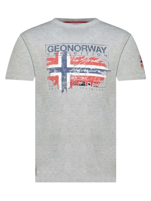 Geographical Norway Koszulka "Jrusty" w kolorze szarym rozmiar: XXL