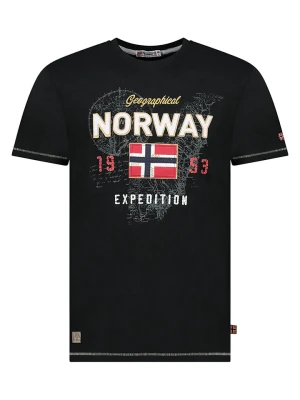 Geographical Norway Koszulka "Juitre" w kolorze czarnym rozmiar: 140
