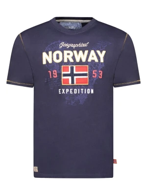Geographical Norway Koszulka "Juitre" w kolorze granatowym rozmiar: M