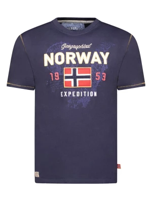Geographical Norway Koszulka "Juitre" w kolorze granatowym rozmiar: L