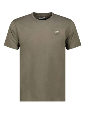 Geographical Norway Koszulka "Juni" w kolorze khaki rozmiar: S