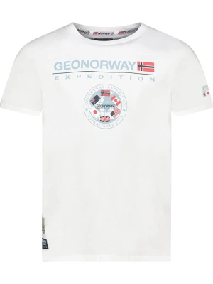Geographical Norway Koszulka "Jvick" w kolorze białym rozmiar: M