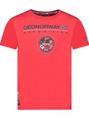Geographical Norway Koszulka "Jvick" w kolorze czerwonym rozmiar: S