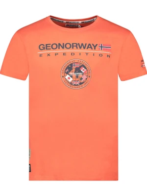 Geographical Norway Koszulka "Jvick" w kolorze pomarańczowym rozmiar: L