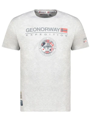 Geographical Norway Koszulka "Jvick" w kolorze szarym rozmiar: S