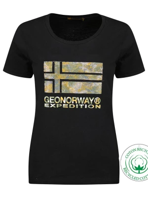 Geographical Norway Koszulka "Jwild" w kolorze czarnym rozmiar: S