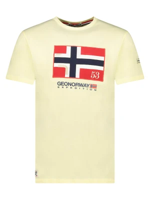 Geographical Norway Koszulka "Newflag" w kolorze żółtym rozmiar: 152