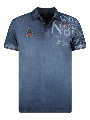 Geographical Norway Koszulka polo "Adventure" w kolorze granatowym rozmiar: M