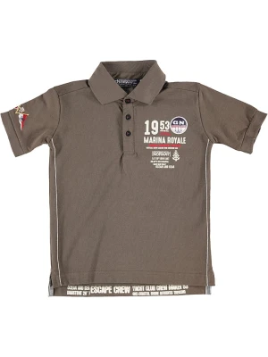 Geographical Norway Koszulka polo "Kadre" w kolorze brązowym rozmiar: 176