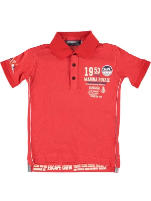 Geographical Norway Koszulka polo "Kadre" w kolorze czerwonym rozmiar: 140