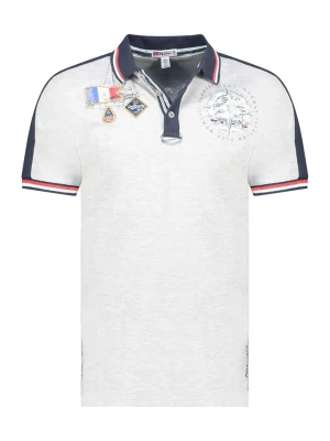 Geographical Norway Koszulka polo "Kalvin" w kolorze szarym rozmiar: M