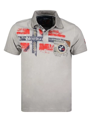 Geographical Norway Koszulka polo "Kamo" w kolorze jasnoszarym rozmiar: 128