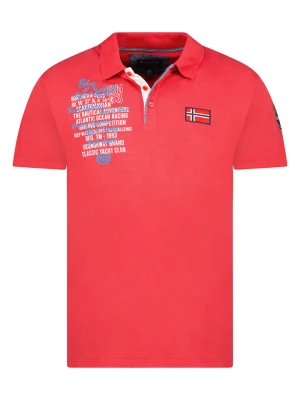 Geographical Norway Koszulka polo "Kancre" w kolorze czerwonym rozmiar: S