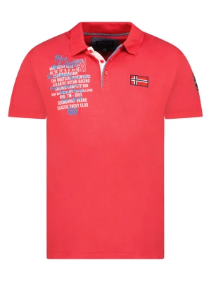Geographical Norway Koszulka polo "Kancre" w kolorze czerwonym rozmiar: S