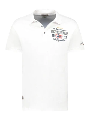 Geographical Norway Koszulka polo "Kapuccino" w kolorze białym rozmiar: L