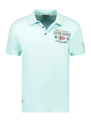 Geographical Norway Koszulka polo "Kapuccino" w kolorze miętowym rozmiar: S