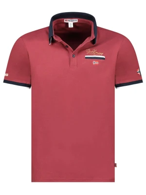 Geographical Norway Koszulka polo "Kara" w kolorze bordowym rozmiar: S