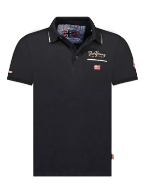 Geographical Norway Koszulka polo "Kara" w kolorze czarnym rozmiar: M