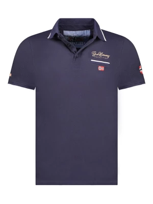 Geographical Norway Koszulka polo "Kara" w kolorze granatowym rozmiar: S