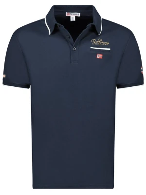 Geographical Norway Koszulka polo "Kara" w kolorze granatowym rozmiar: L