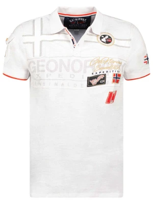 Geographical Norway Koszulka polo "Karadock" w kolorze białym rozmiar: 140