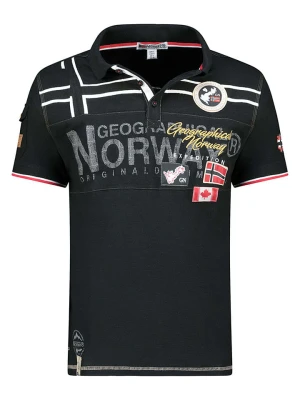 Geographical Norway Koszulka polo "Karadock" w kolorze czarnym rozmiar: 140