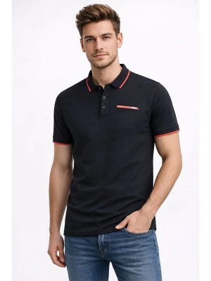 Geographical Norway Koszulka polo "Karem" w kolorze czarnym rozmiar: S