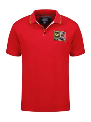 Geographical Norway Koszulka polo "Karite" w kolorze czerwonym rozmiar: M