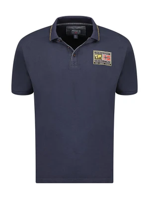 Geographical Norway Koszulka polo "Karite" w kolorze granatowym rozmiar: L