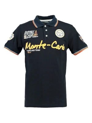 Geographical Norway Koszulka polo "Karo" w kolorze granatowym rozmiar: 140