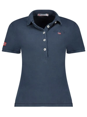 Geographical Norway Koszulka polo "Kars" w kolorze granatowym rozmiar: XL