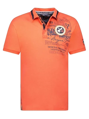 Geographical Norway Koszulka polo "Karuen" w kolorze pomarańczowym rozmiar: M