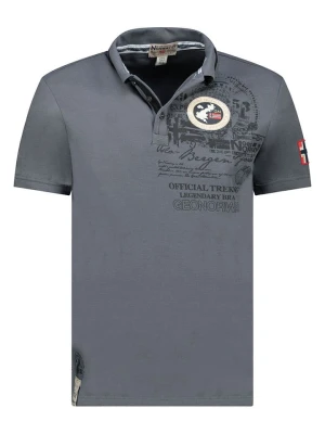 Geographical Norway Koszulka polo "Karuen" w kolorze szarym rozmiar: 176